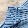 Abito aderente a maniche lunghe a maniche lunghe con scollo a O elegante elegante da donna Abito aderente in maglia aderente alla moda sexy con abiti elastici sottili