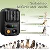 Auto Dog Bark Deterrent Devices with 3 Levels, Rechargeable Dog Silencer Ultrasonic Barking Deterrent