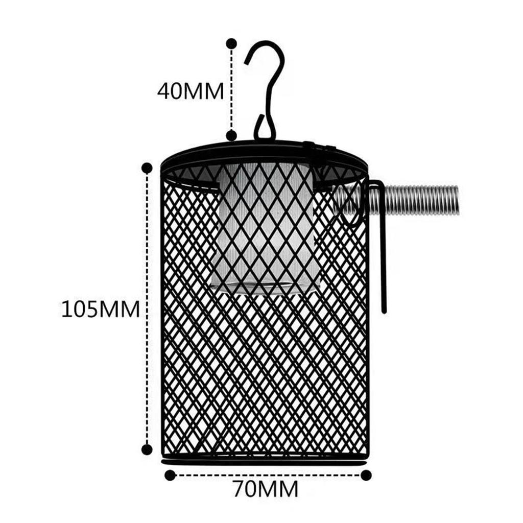 Reptilien Terrarium Verbrühschutz Lampenschirm Schildkröte Eidechse Schlange Lampenfassung Haustier Verbrühschutz Abdeckung Sicherheitslichtschirm