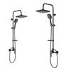 Shower Column with Faucet Black Fiona
