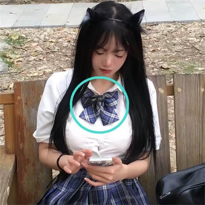 

Комплект рубашки JK в японском академическом стиле с облегающей талией и клетчатой юбки - Приталенный белый стиль горячей девушки