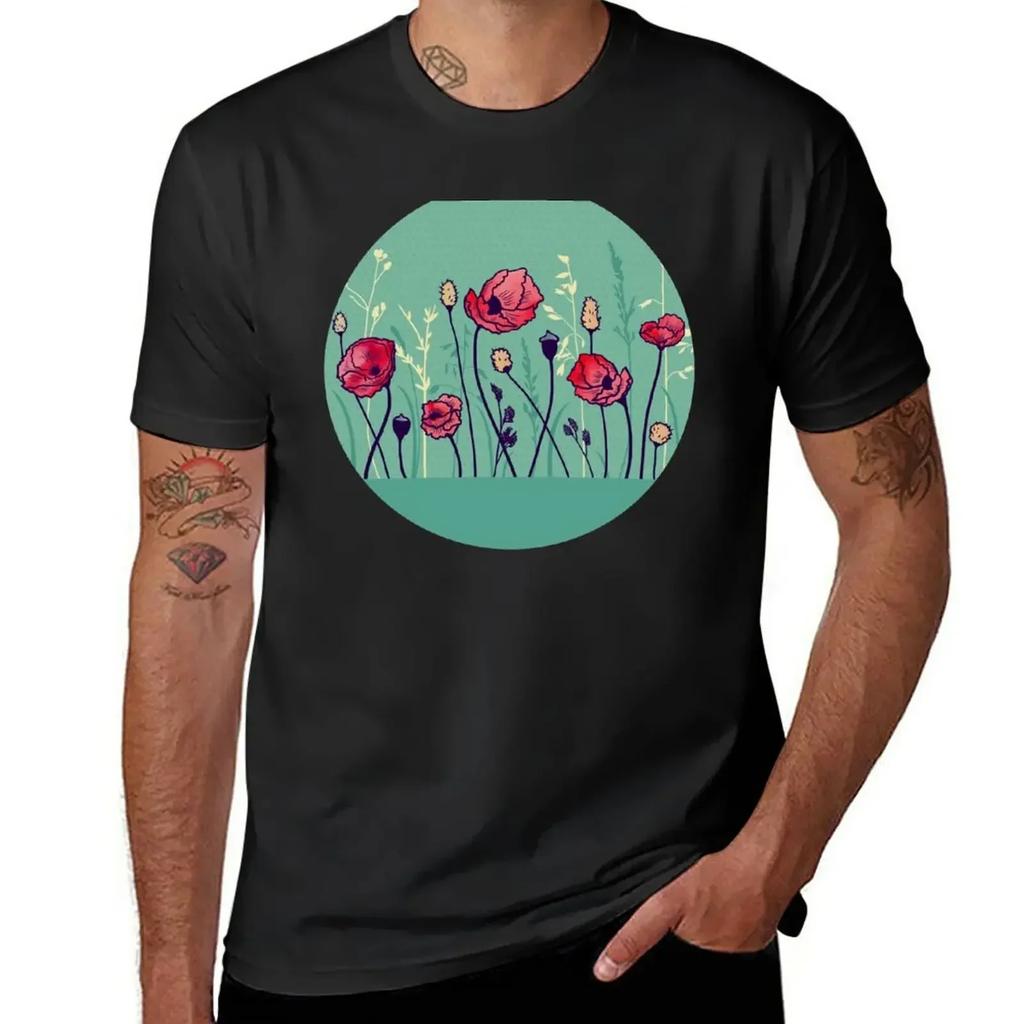 Summer Field T-Shirt customs design your own heavyweights mens clothing