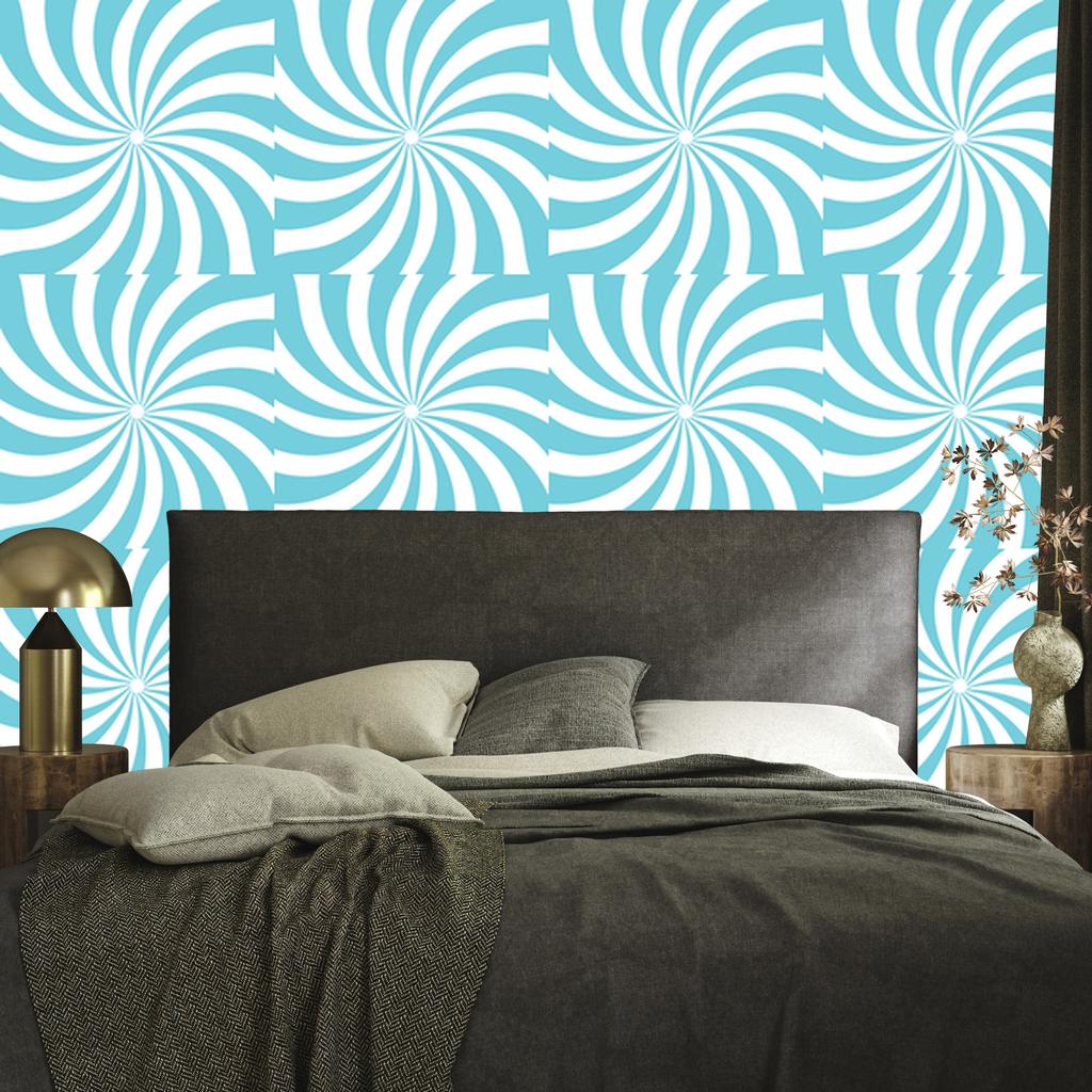 Hippie celadon background wallpaper for living room and bedroom 50x1000
