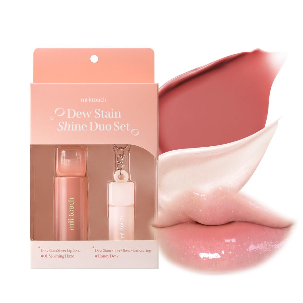 Milk Touch Dew Stain Shine Duo Set 01 (Morning Haze x Honey Dew)