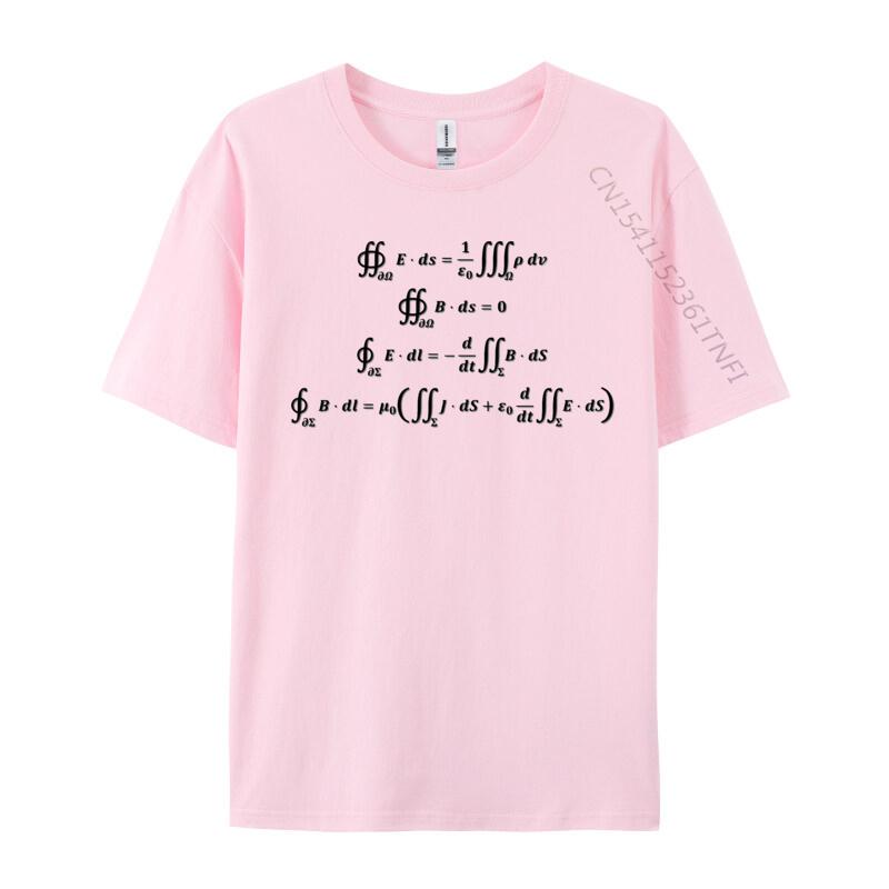 Vintage Tshirt Maxwell Equations Cotton Mens Tshirts Normal Tops Tees New Coming T Shirt Short Sleeve