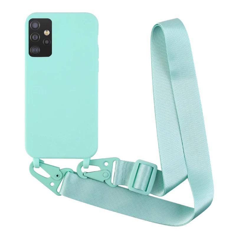 Lanyard Case For Samsung Galaxy A55 A35 A25 A15 A05S A52 A23 A13 A53 A54 A14 A24 A34 A73 A33 A32 A12 A72 A51 A71 A22 A21S Cover