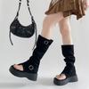 Queen Fan Explosive Retro French Thick-soled Herringbone Short Boots Women's 2025 New Summer Wear Maillard Style Boots