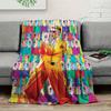 1Pc davidbowie Print Flannel Blanket, High quality Comfortable for All Seasons, Warmth and Comfort, Perfect for Christmas Gifts