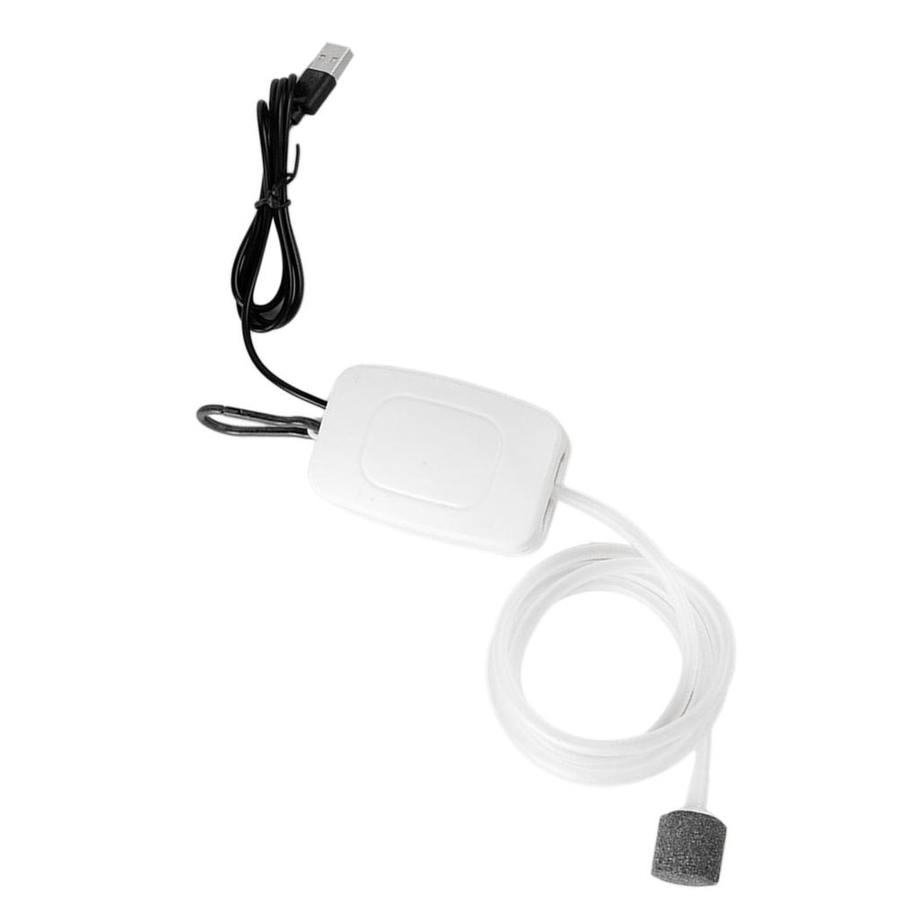 Akvarijní elektrické vzduchovadlo USB přenosné tiché mini akvarijní vzduchovadlo pro akvárium s jedním otvorem