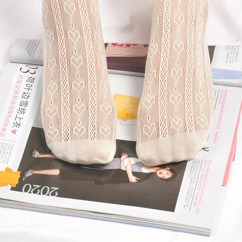 1 Pair New Lace Lovely Girls Socks Soft Sweet Women White Stockings Knee High Socks