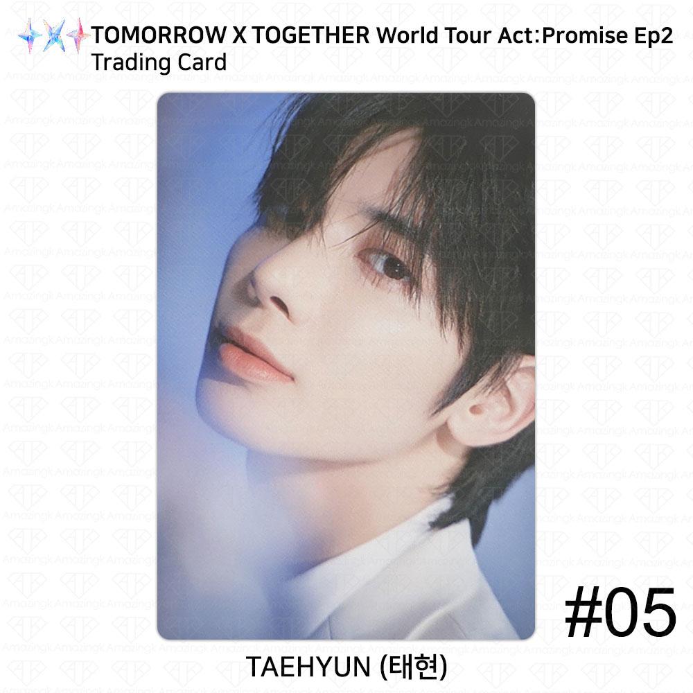 

TXT World Tour Act : Колекційна картка Promise Ep2 Фотокартка з перевагами Weverse Shop Taehyun #5