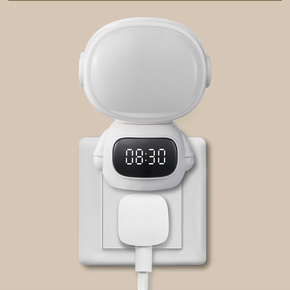 Digital Clock Remote Control Dimmable LED Lamp USB Rechargeable Nursery Sleep Aid  Nursery