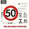 Vintage Metal Sign 50th Anniversary Wall Art Retro Decor Gift