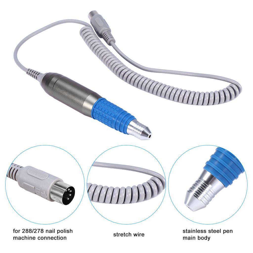 Electric Nail Drill Handle for Electric Nail Manicure Machine Nail File Pen Polish Drill Tools