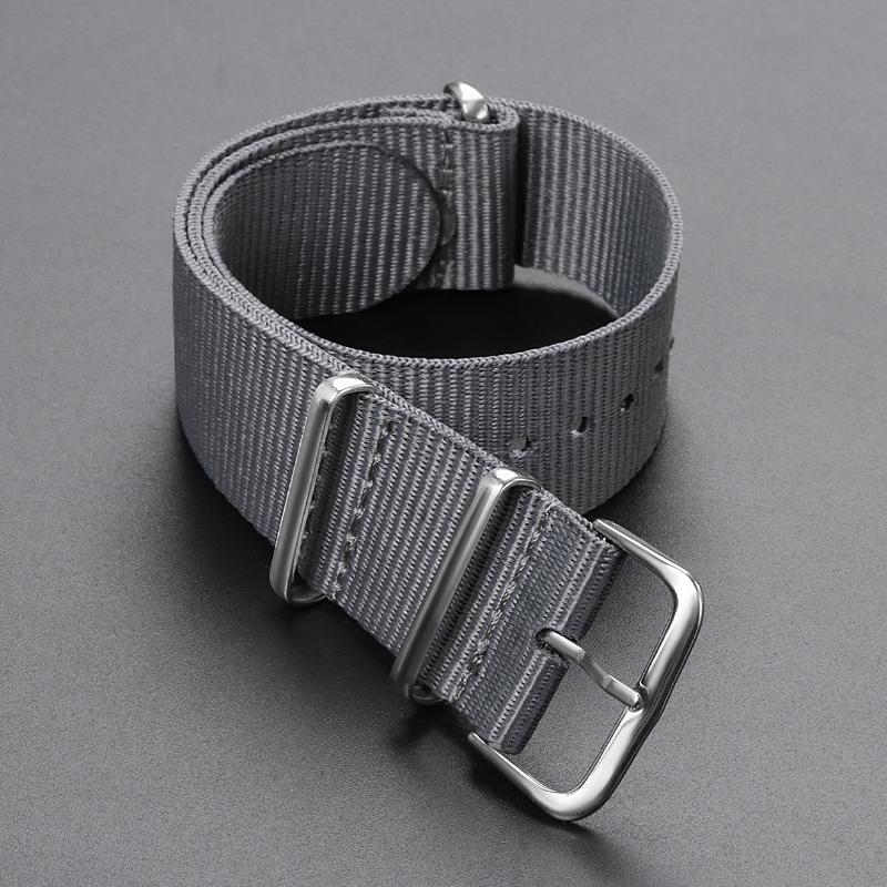 Ribbed Nylon Watch Strap 16/18mm 20mm 22mm for Omega Military Sport Watchband Braid Ballistic Fabric Band for Men Women Bracelet
