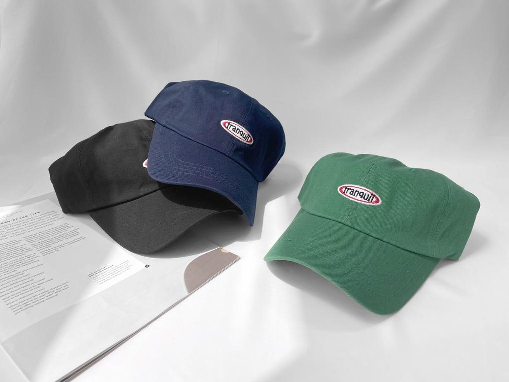 Women's Unisex Circle Logo Ball Cap Hat Basic Cap