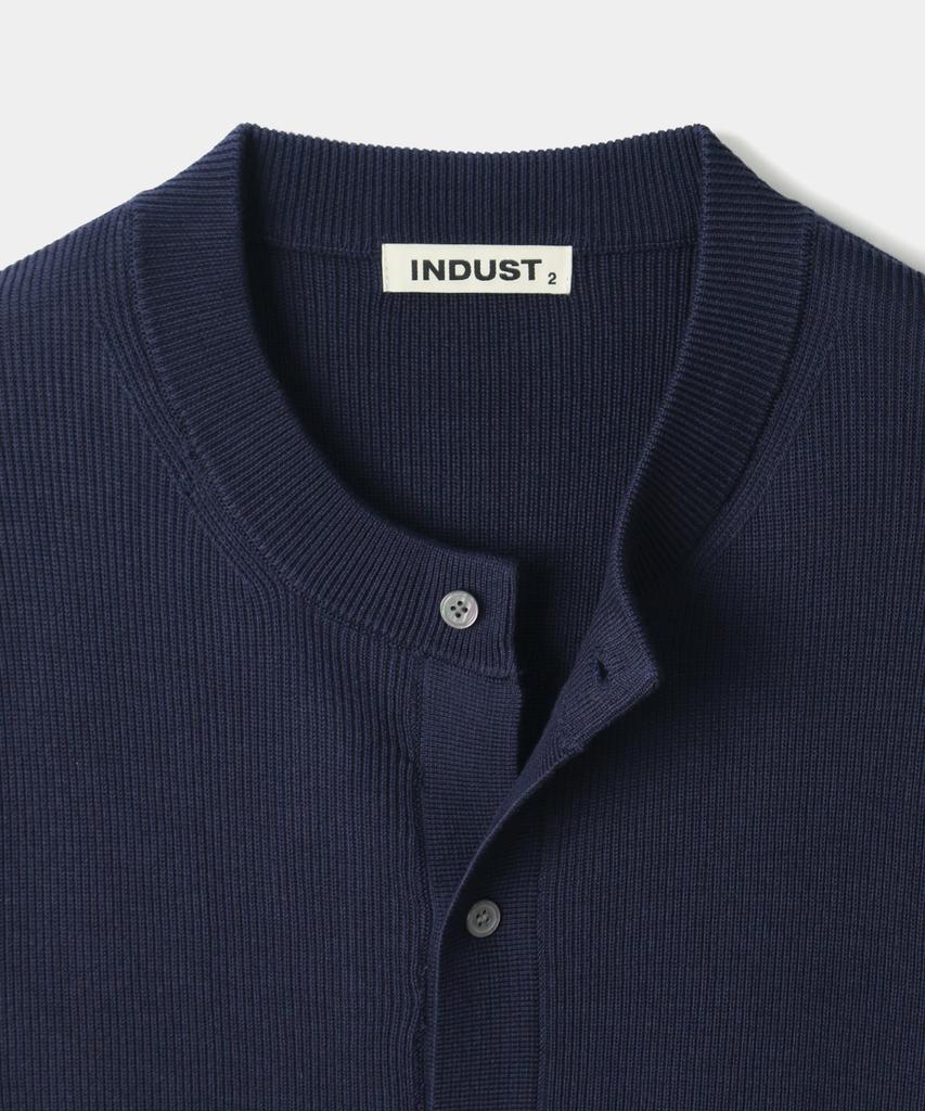 INDUST Crop Muscle Round Half Cardigan_4 Colors