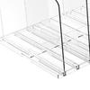 1/2Pcs Purse Organizer Easy Assembly Adjustable Transparent Design Plastic Clutch Dividers Handbag