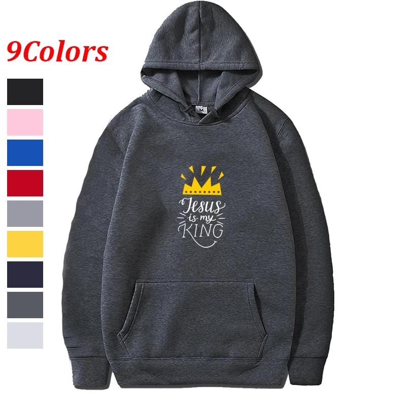 Autumn Fleece Solid Color Drawstring Pockets Korean Fashion Finger Heart Long Sleeve Hooded Loose Hoodie Sweatshirts Top