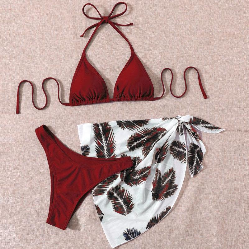 

TS JYL-BK198 Long Dress Bikini, Three-Piece Chic Alluring Swimwear For Beach L большой провал o ruby