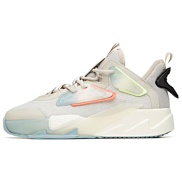 

Anta Life Collection Anti Slip Wear Resistant Low Top Skateboard Shoes Ash Ecru 40