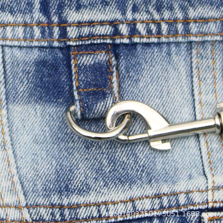 Denim Vest for Small/Medium Pets: Dual-Purpose, for Chest and Back, Suitable for All Seasons, Two-Leg Design