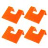 Pack of 2/4/6/10 Double Sided Scale Hinge Locators with Magnetic Base for Accurate Positioning Hole Drilling in Furniture Assembly.