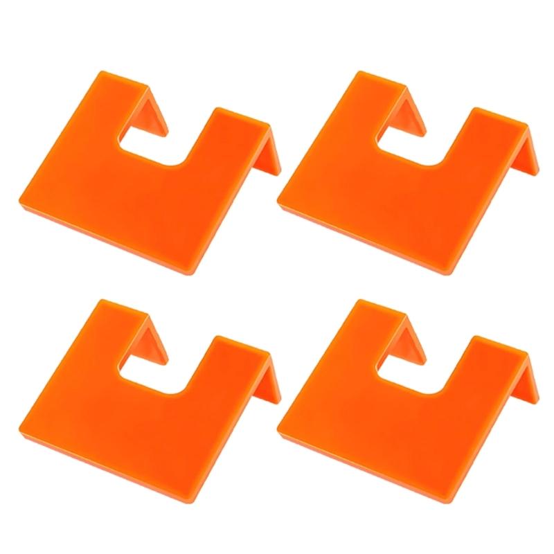 Pack of 2/4/6/10 Double Sided Scale Hinge Locators with Magnetic Base for Accurate Positioning Hole Drilling in Furniture Assembly.