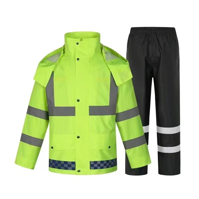 Kids  Reflective Two-Piece Rain Suit