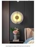 Nordic Copper Marble Wall Lamp: Postmodern Round Design for Bedroom, Living Room, Office, Hotel or Lobby.
