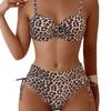 Sexy Print Hoge Taille Bikini Dames Badpak Twee Delig Bandjes Ontwerp Trendy Zwempak Vrouwen Modieuze Zwembadkleding