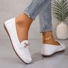 Pu Loafer Shoes For Women Casual Flat Slip On Comfort Spring Summer