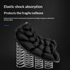 Universal Motorcycle Seat Cushion 3D Gel Breathable Shock Absorbing Comfort Pad for Summer Winter All Season Use