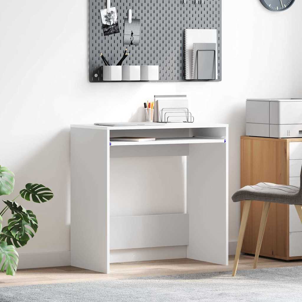 Scrivania Bianca con Contenitore 77,5 x 43 x 79 cm Truciolato