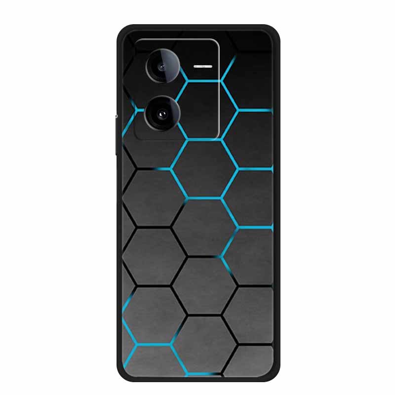 

For Vivo iQOO Z8 Case iQOO Z8X Coque Luxury Soft TPU Shockproof Phone Case For Vivi iQOO Z8X 5G Protective Cover Bumper Fundas iQOO Z8X