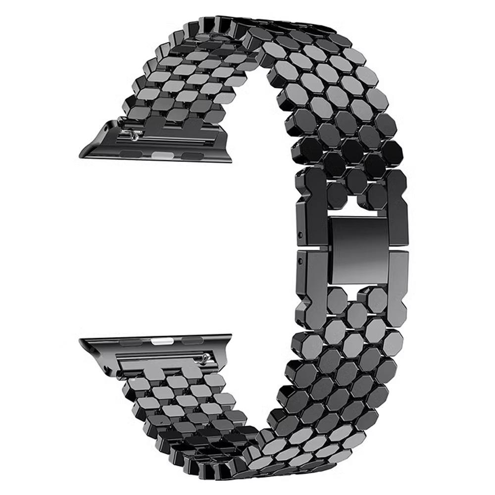 Stainless Steel Strap for Apple Watch Band 45mm 44mm 40mm 49mm 38mm 42mm Link Bracelet Correa iWatch Series 9 8 7 6 5 4 SE Ultra