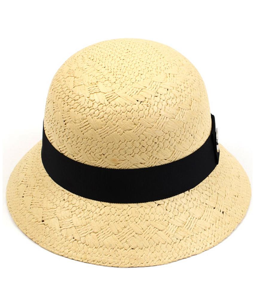 Yunibeosyeolkemiseuteuli Sv Modern Summer Raffia Cloche Hat Summer Fedora