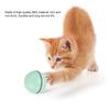 ABS USB Aufladen Smart LED Leuchtendes Licht Haustier Katze Spielen Automatische Rollende Ball Spielzeuge(Grün)