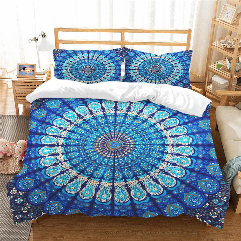Bohemian Series Bedding Two Or Three Pieces Polyester 3D Digital Printing