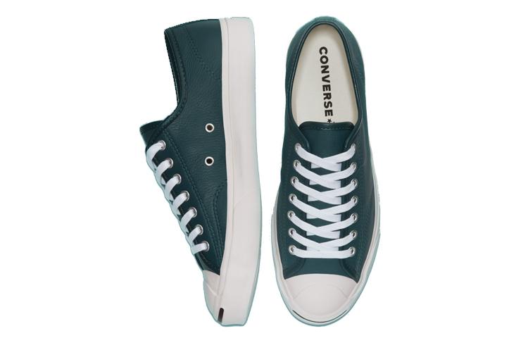 Converse Seasonal Color Leather Jack Purcell 'Green White' 166726C