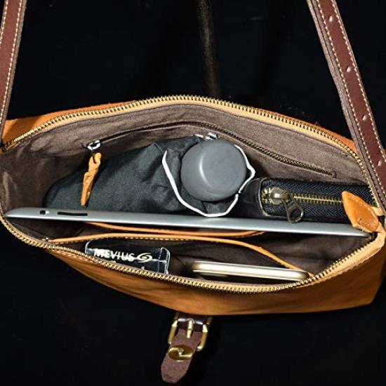 Eight Boar Genuine Cowhide Leather Classic Flip Shoulder Bag in Black and Brown. Available in Black (b58) and Brown (b59). Genuine Leather Shoulder