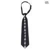 Cravate Punk Mode Pré-nouée JK Preppy Décor Strass Nœud Papillon Vintage Cravate Réglable pour Hommes Femmes Chemise d'Uniforme