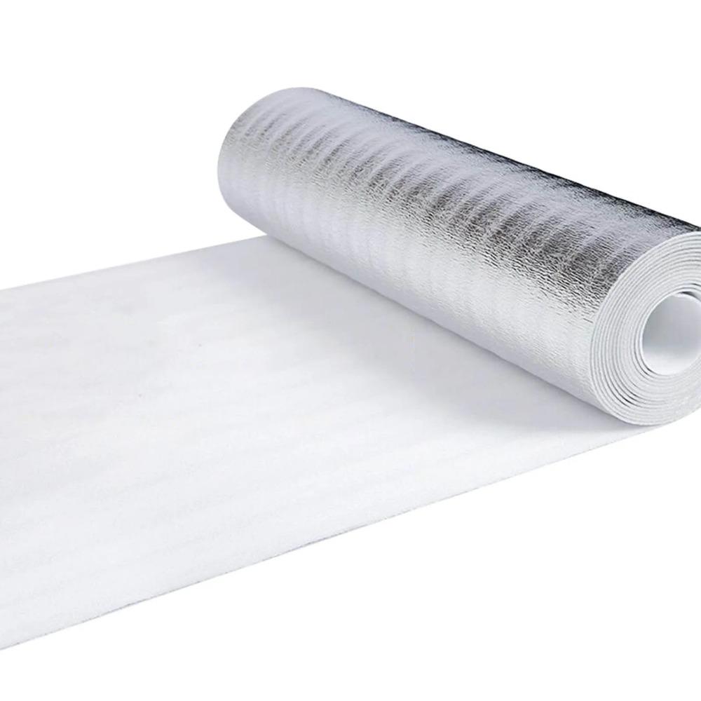 1 Roll Radiator Reflective Film Wall Thermal Insulation Reflective Film Aluminum Foil Thermal Insulation Film Home Decoration