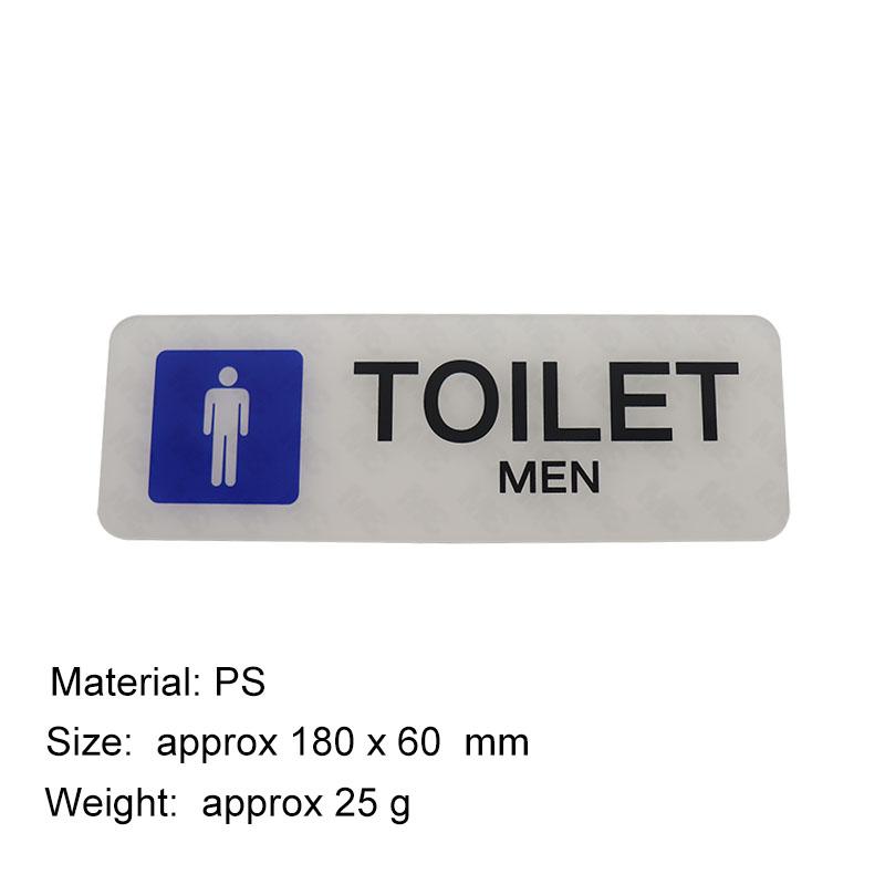 Male and Female Toilet Signage Sign Restroom Label WC Door Signs Men Women Bathroom Indicator for Mall Shops Cafe Home House