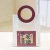 New Year’s Red Transparent Tote Bag - Souvenir and Gift Packaging for Spring Festival