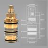 Brass Replacement Thermostatic Cartridge Shower Mixer Valve Bar Repair Kit Bathroom Water Temperature Control Faucet Cartridges