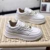 Platform women's spring new versatile casual sports shoes round head lace-up heightening board shoes