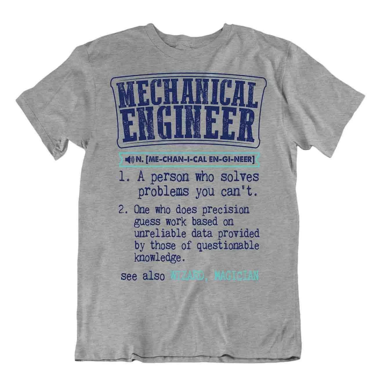 Mechanical Engineer T-Shirt Heroes Tshirt Awesome Joke Tee L