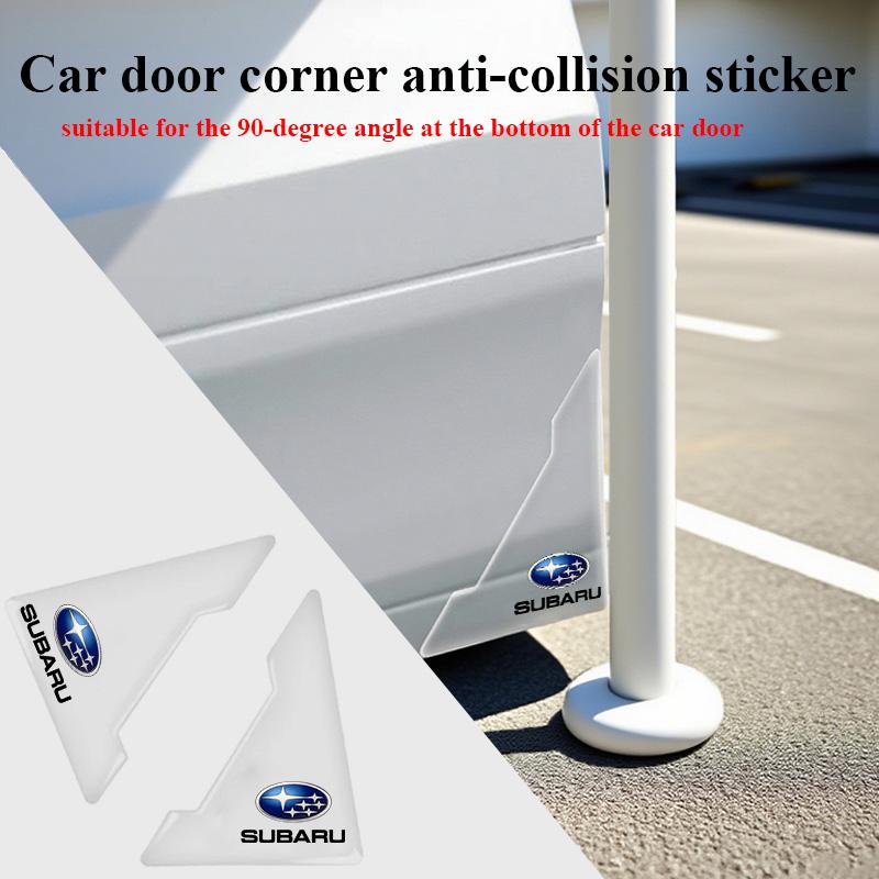 Anti-collision and anti-scratch stickers for car door corners For Subaru Forester impreza Outback Legacy Tribecacar WRC XV Car Z14