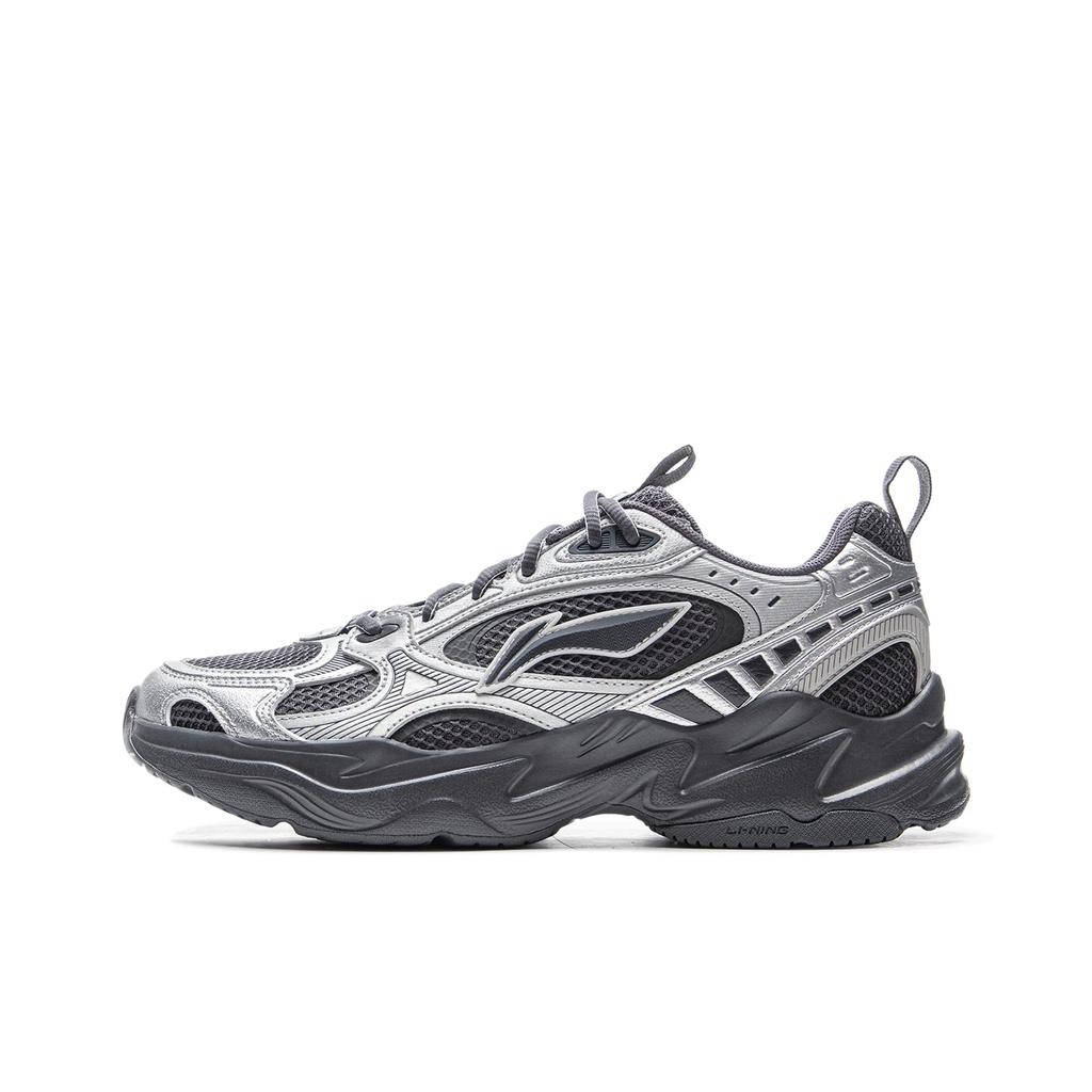 Li Ning Meteor 2K Classico Moda Versatile Retro Confortevole Ammortizzante Antiscivolo Resistente all'Usura Scarpe Basse da Papà Uomo sneaker AGCV113-3